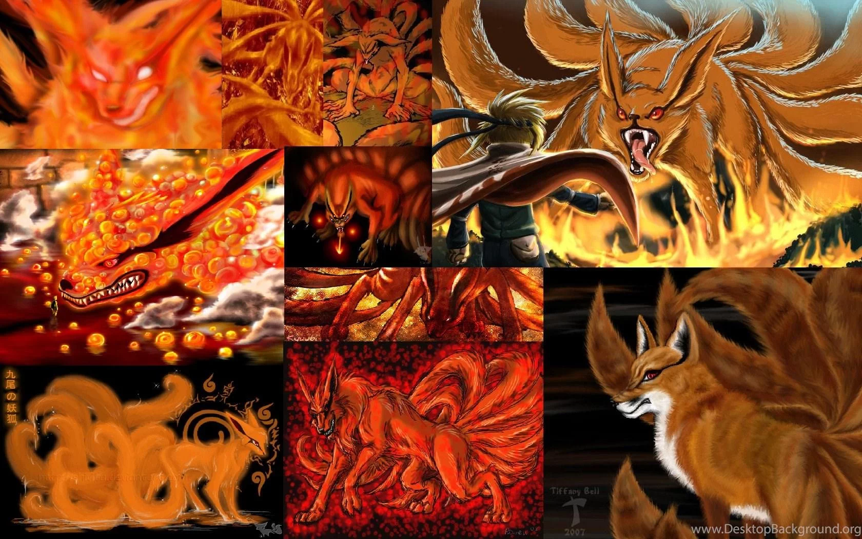 Free Download Wallpaper Naruto Kyubi Ekor 9 Page 2198442 (1680 x 1050)