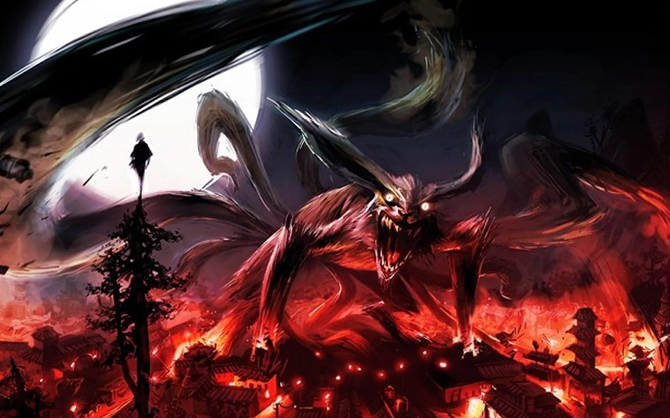 Free Download Naruto Shippuden Wallpaper Kyuubi Page 21990 (2560 x 1600)