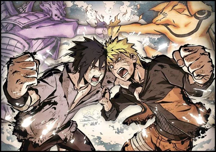 Free Download Epic Naruto Vs Sasuke Wallpaper Page 224003 (851 x 600)
