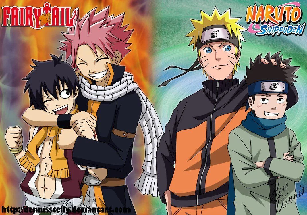 Free Download Epic Naruto Vs Natsu Anime Wallpaper Page 224973 (1069 x 748)