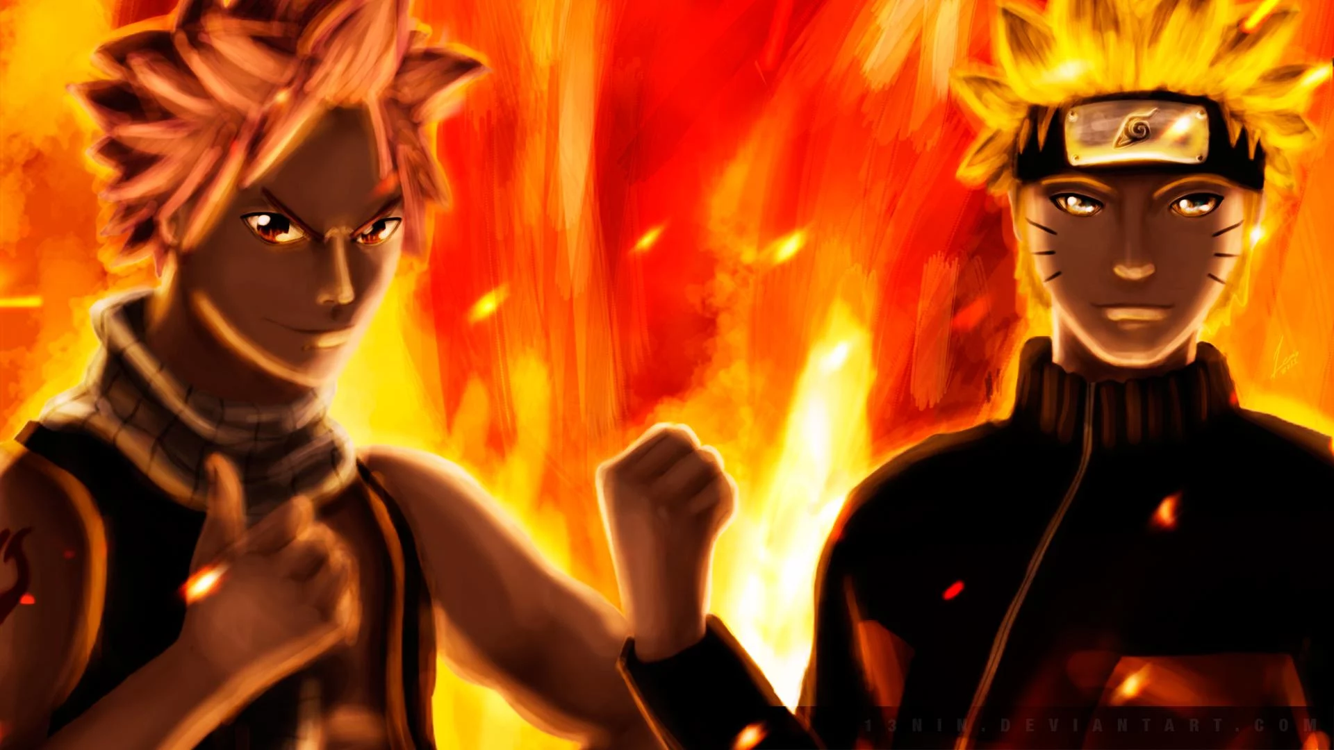 Free Download Naruto And Natsu Wallpaper Hd Page 224989 (1920 x 1080)