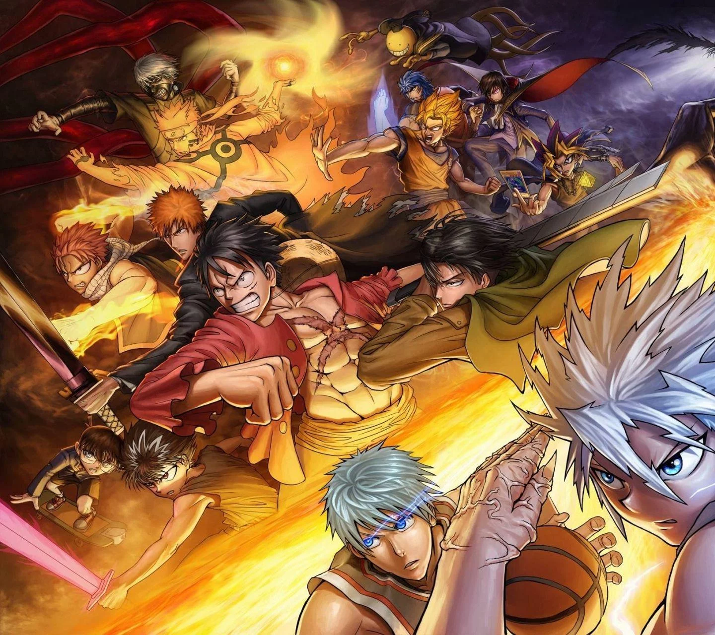 Free Download Dragon Ball Naruto Crossover Wallpaper Page 227229 (1440 x 1280)