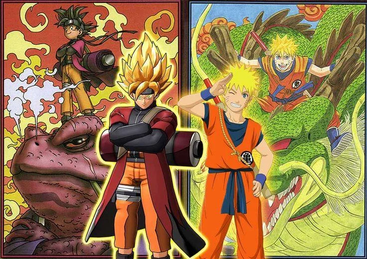 Free Download Dragon Ball Naruto Crossover Wallpaper Page 227230 (736 x 520)