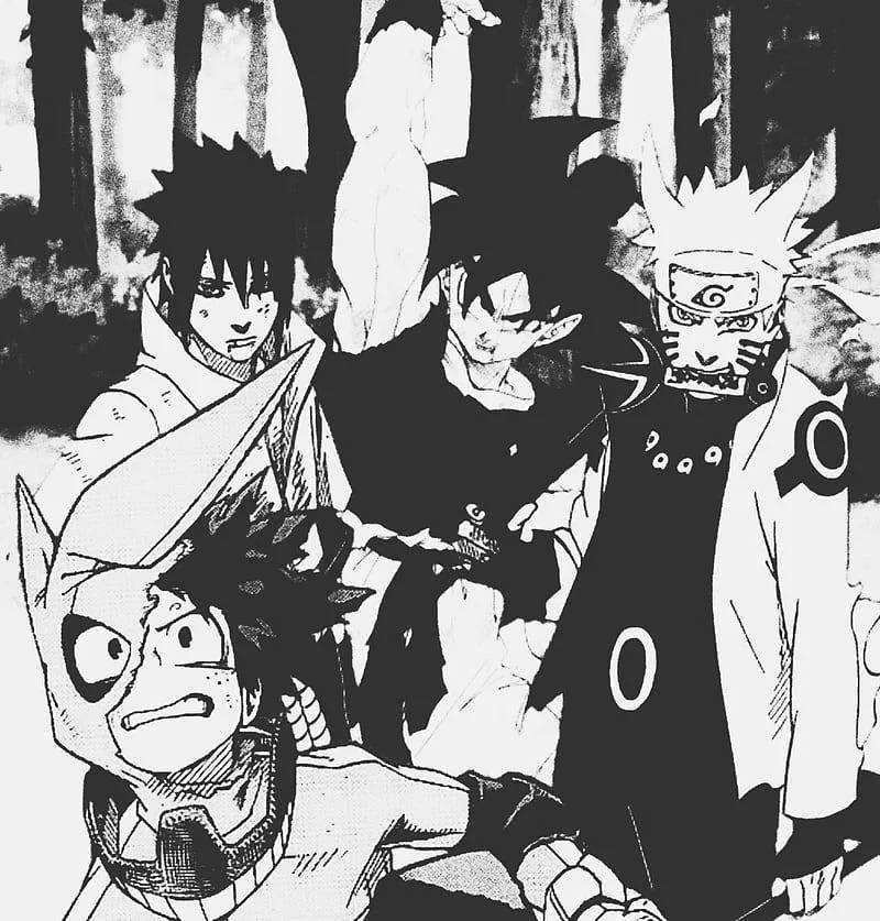 Free Download Dragon Ball Naruto Crossover Wallpaper Page 227255 (800 x 837)