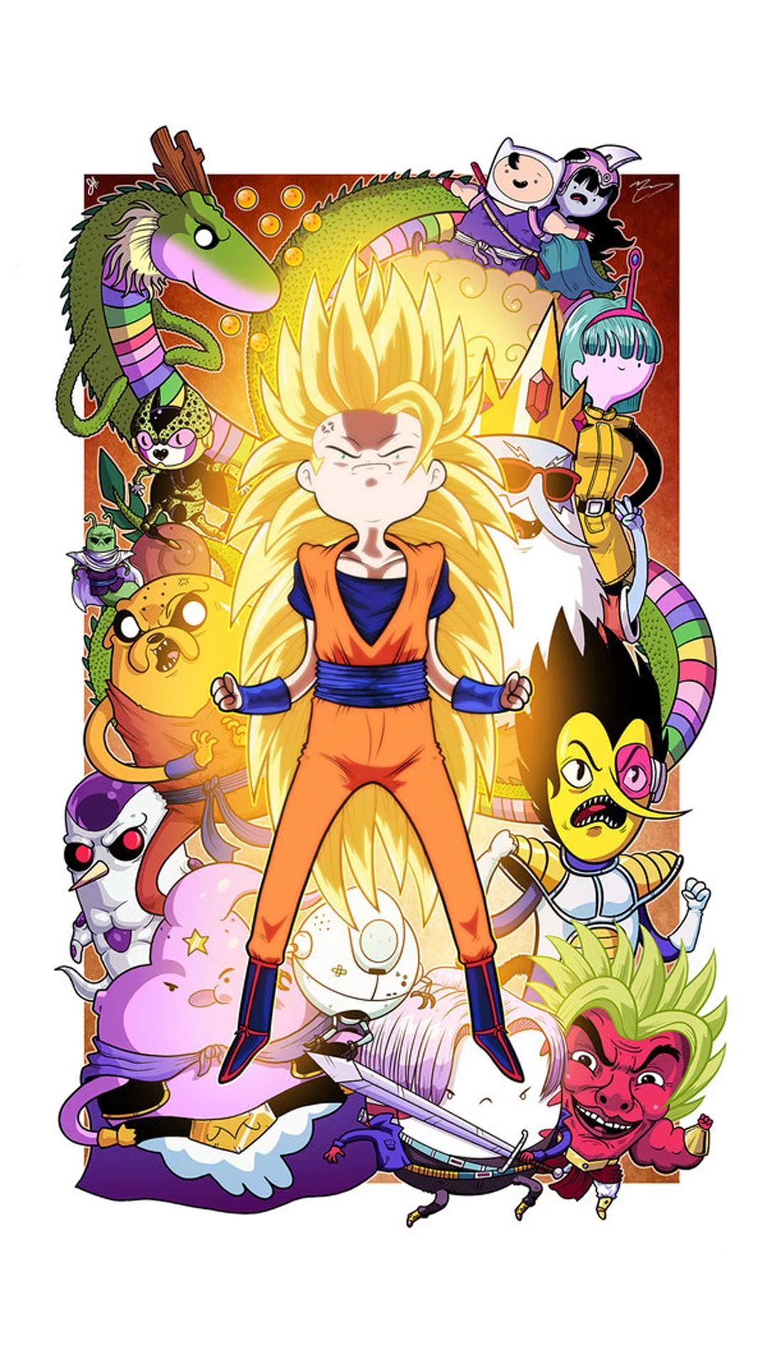 Free Download Dragon Ball Naruto Crossover Wallpaper Page 227279 (1080 x 1920)