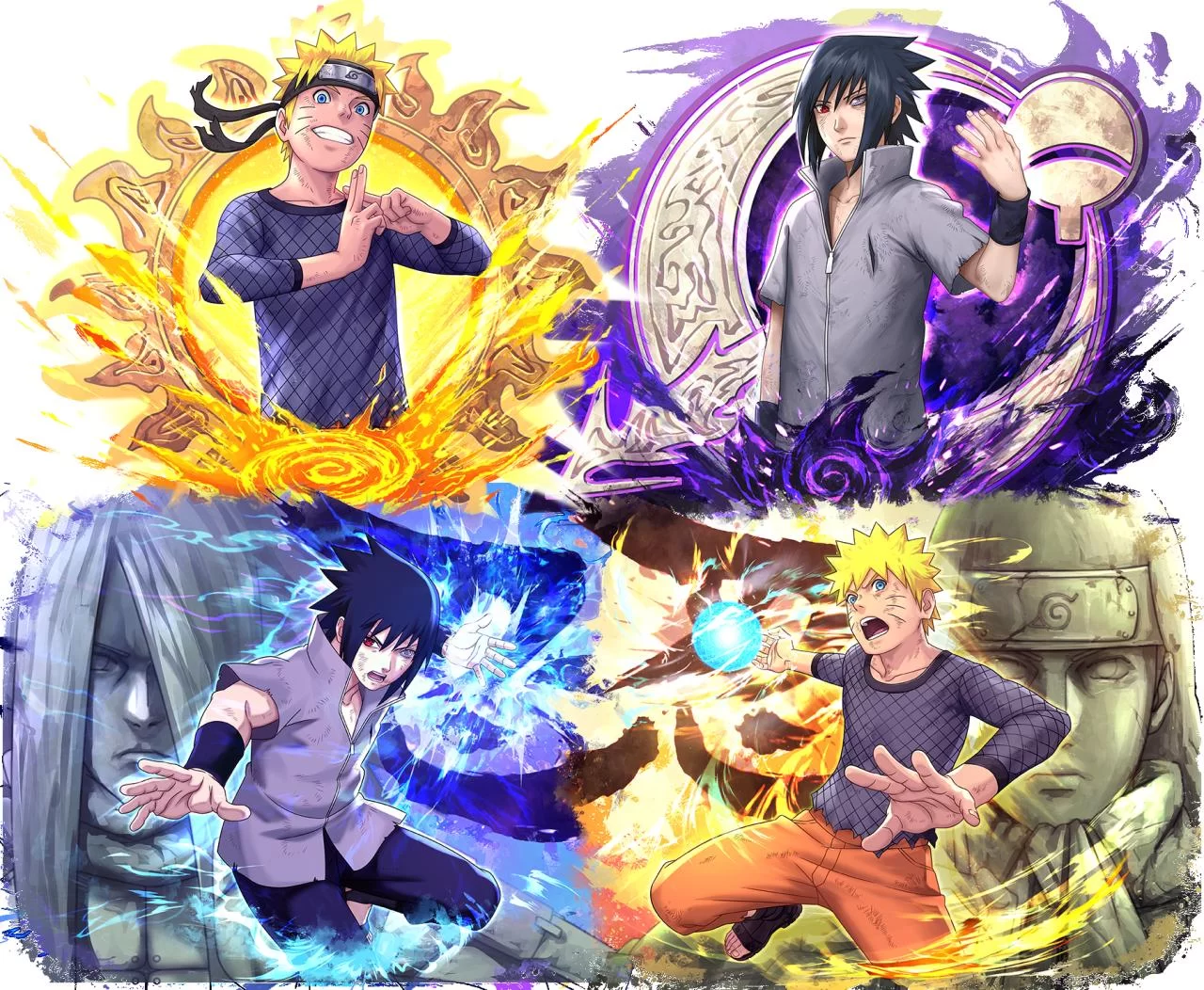Free Download Final Valley Naruto And Sasuke Art Wallpaper Naruto Blazing Page 229285 (1280 x 1052)