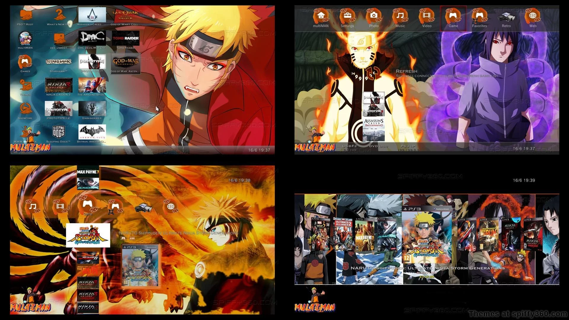 Free Download Naruto Ps3 Dynamic Wallpaper Page 230116 (1920 x 1080)