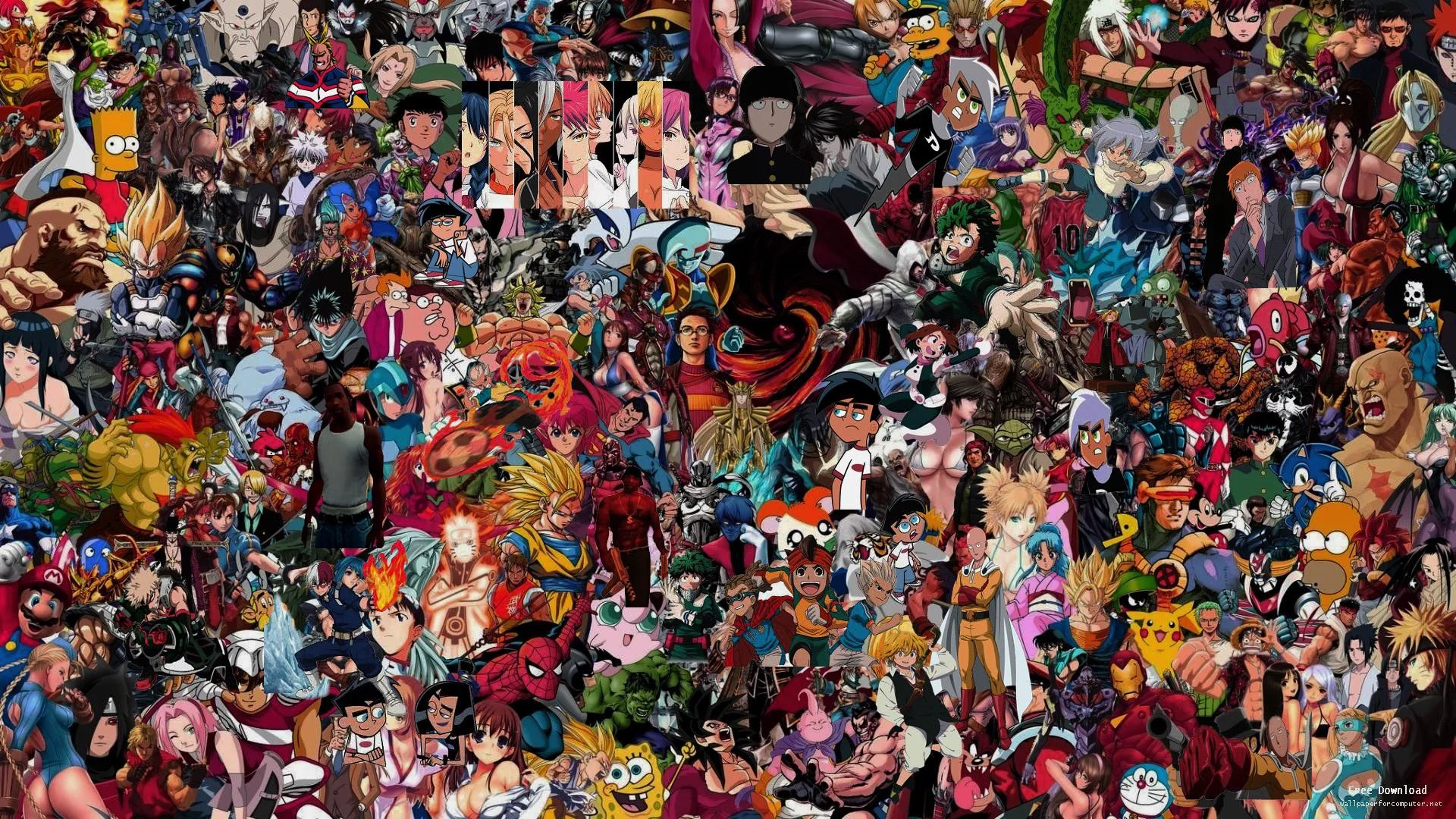 Free Download Naruto And My Hero Academia Wallpaper Page 23415 (1920 x 1080)