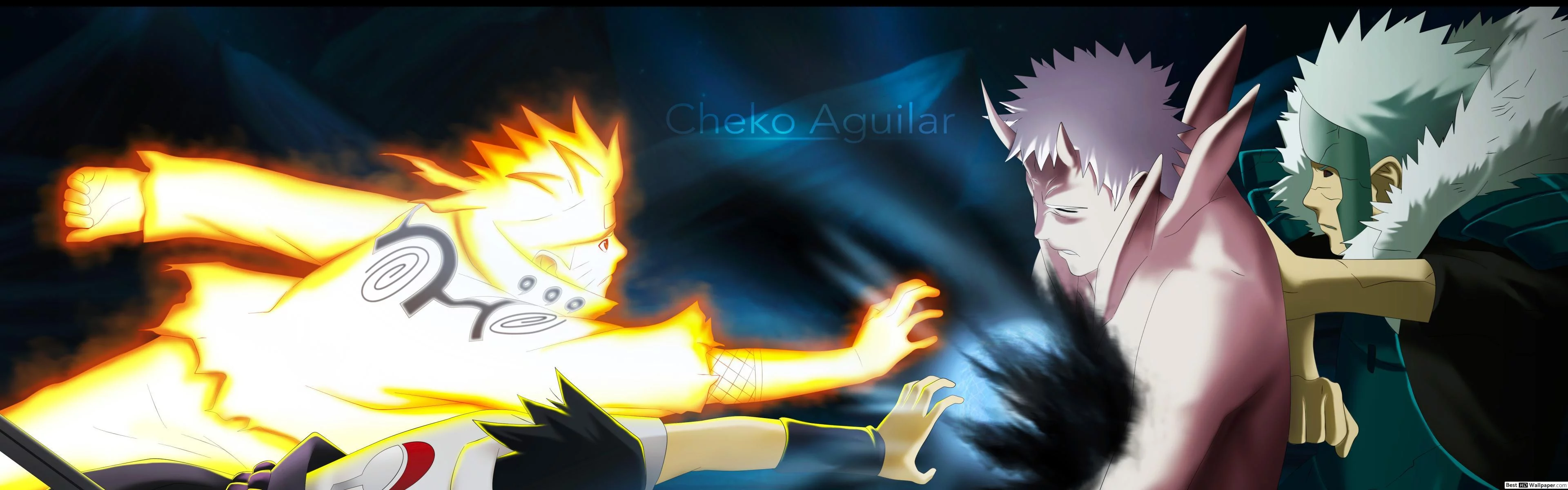 Free Download Naruto Obito Dual Monitor Wallpaper Page 238122 (3840 x 1200)