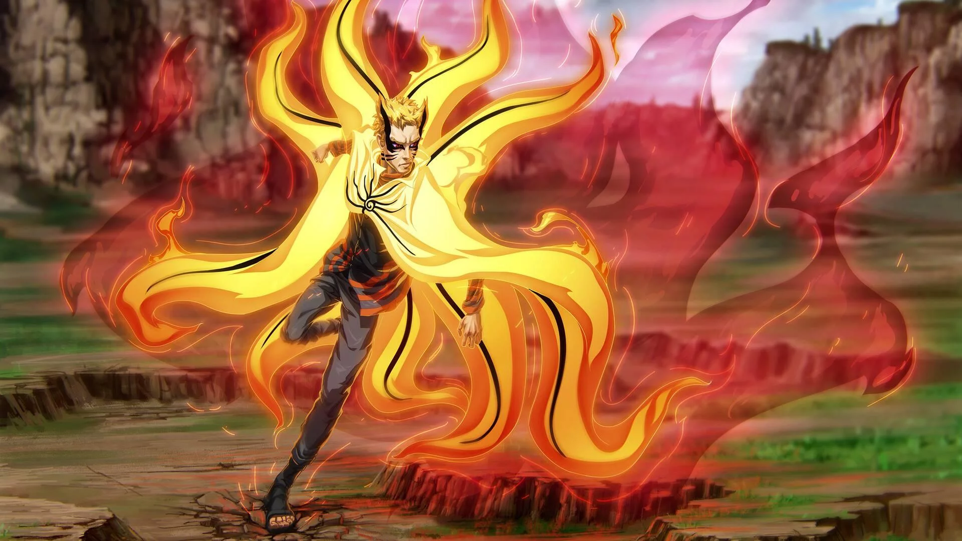Free Download Naruto Nine Tails Cloak Wallpaper Page 2435 (1920 x 1080)