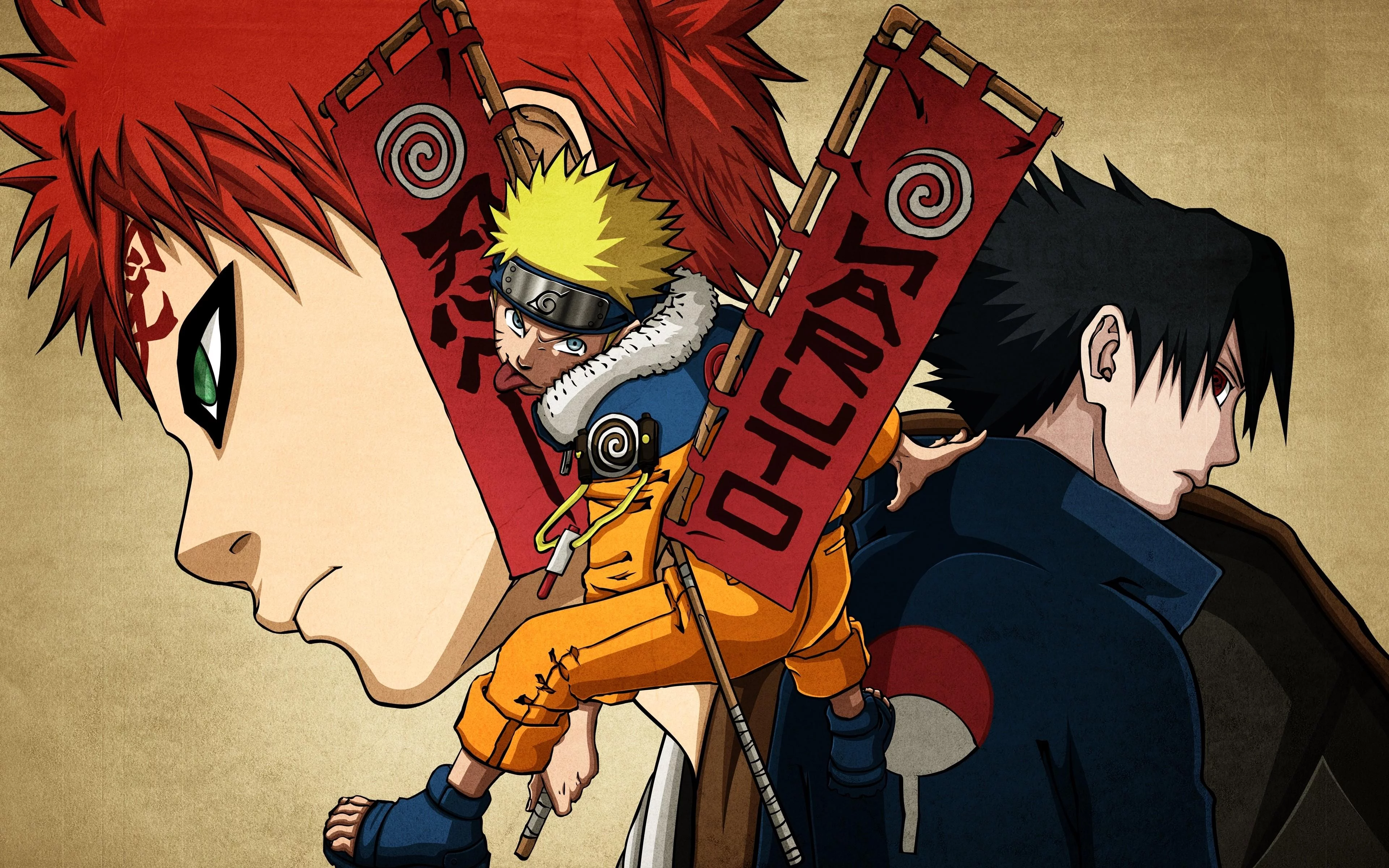 Free Download Naruto And Gaara Desktop Wallpaper Page 249627 (3840 x 2400)