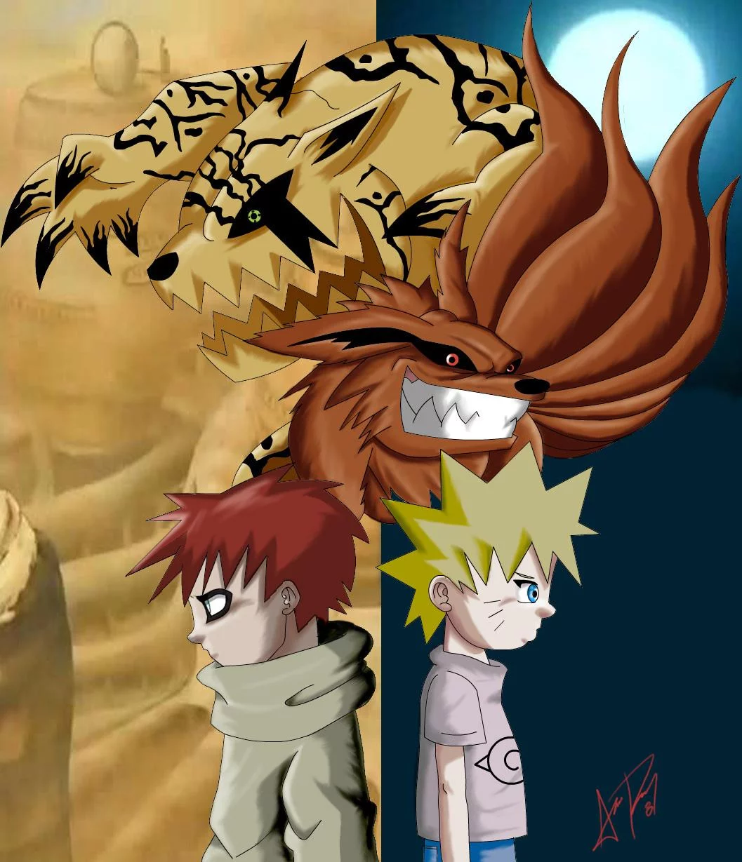 Free Download Naruto Sasuke Vs Gaara Wallpaper Page 257370 (1057 x 1229)