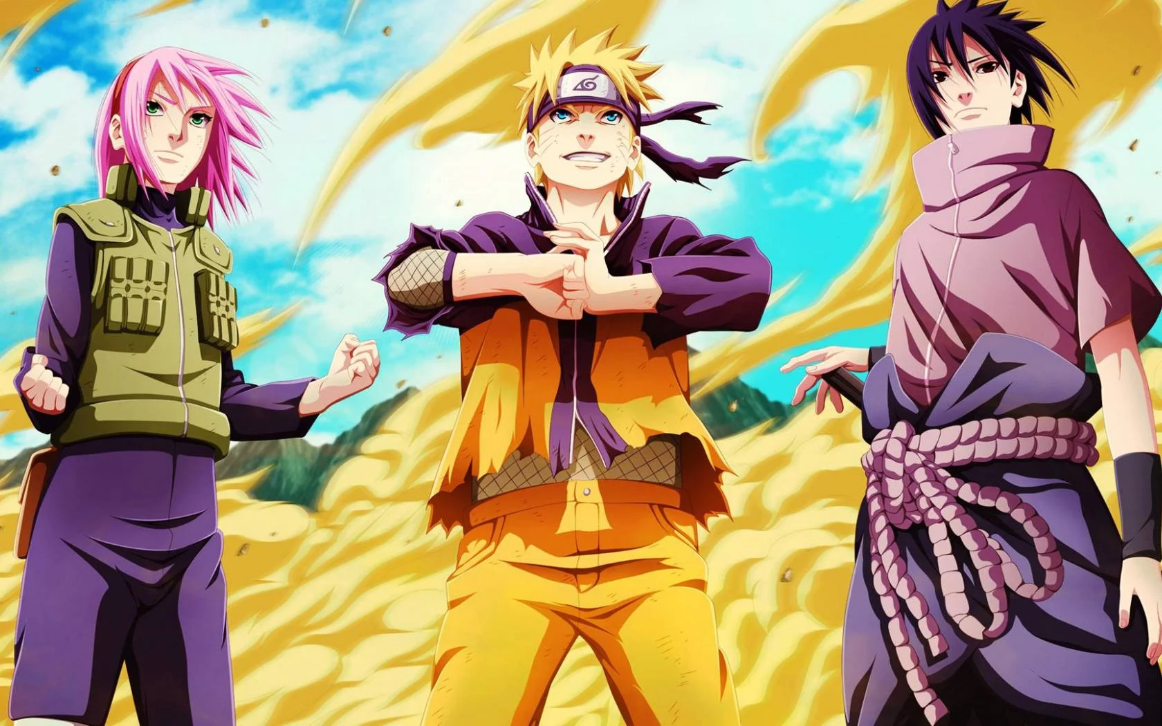 Free Download Naruto Team 7 Picture Wallpaper Page 266958 (1680 x 1050)