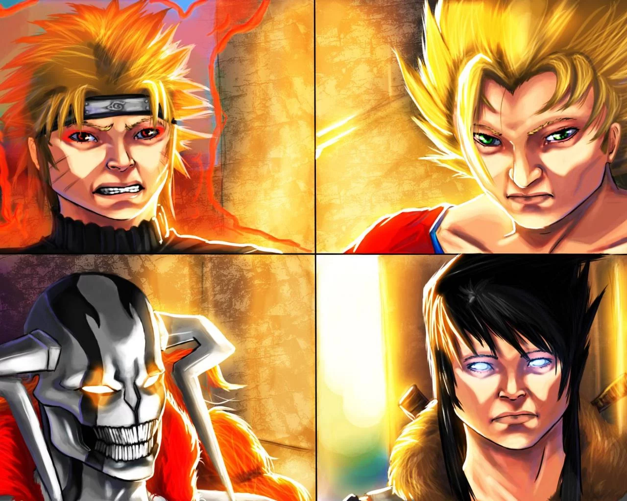 Free Download Goku And Naruto Hd Wallpaper Page 269675 (1280 x 1024)