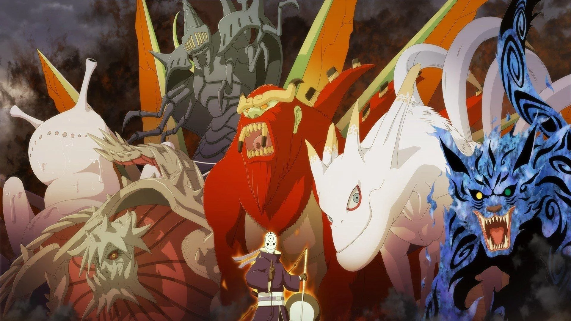 Free Download Naruto 9 Jinchuurikis Dual Monitor Wallpaper Page 269861 (1920 x 1080)