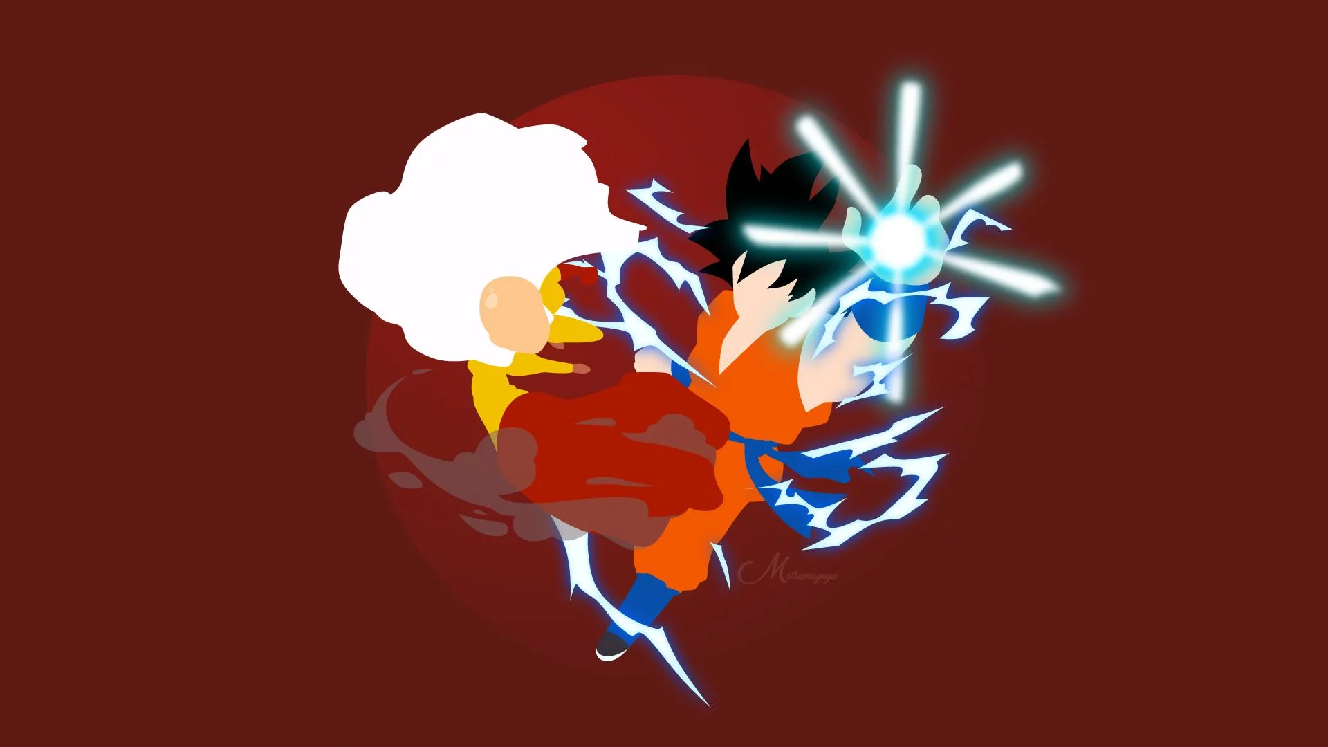 Free Download Goku And Naruto Wallpaper Minimalist Page 269979 (1920 x 1080)
