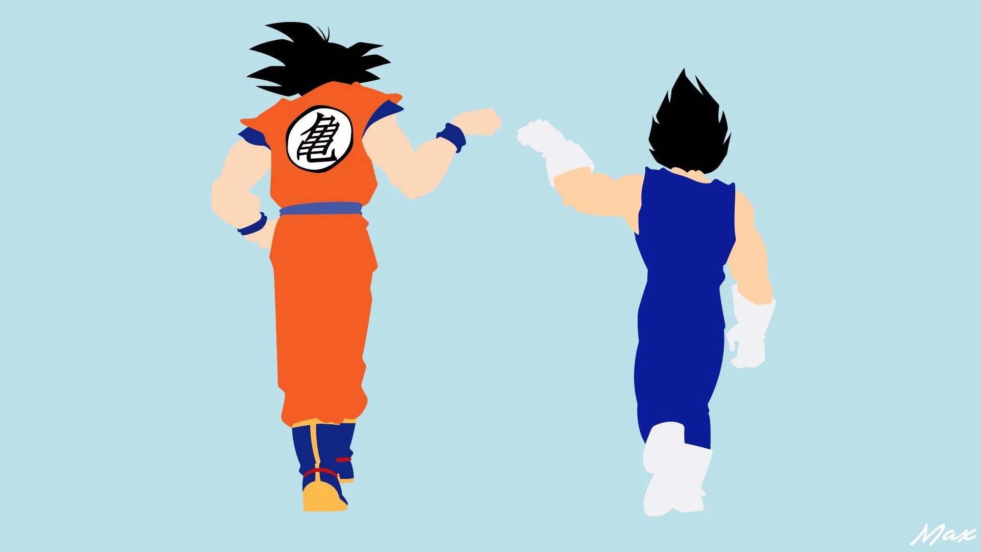 Free Download Goku And Naruto Wallpaper Minimalist Page 270029 (1920 x 1080)