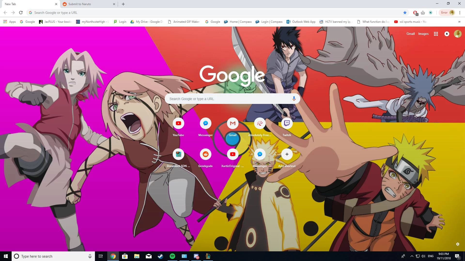 Free Download Naruto Google Chrome Wallpaper Page 272440 (1920 x 1080)
