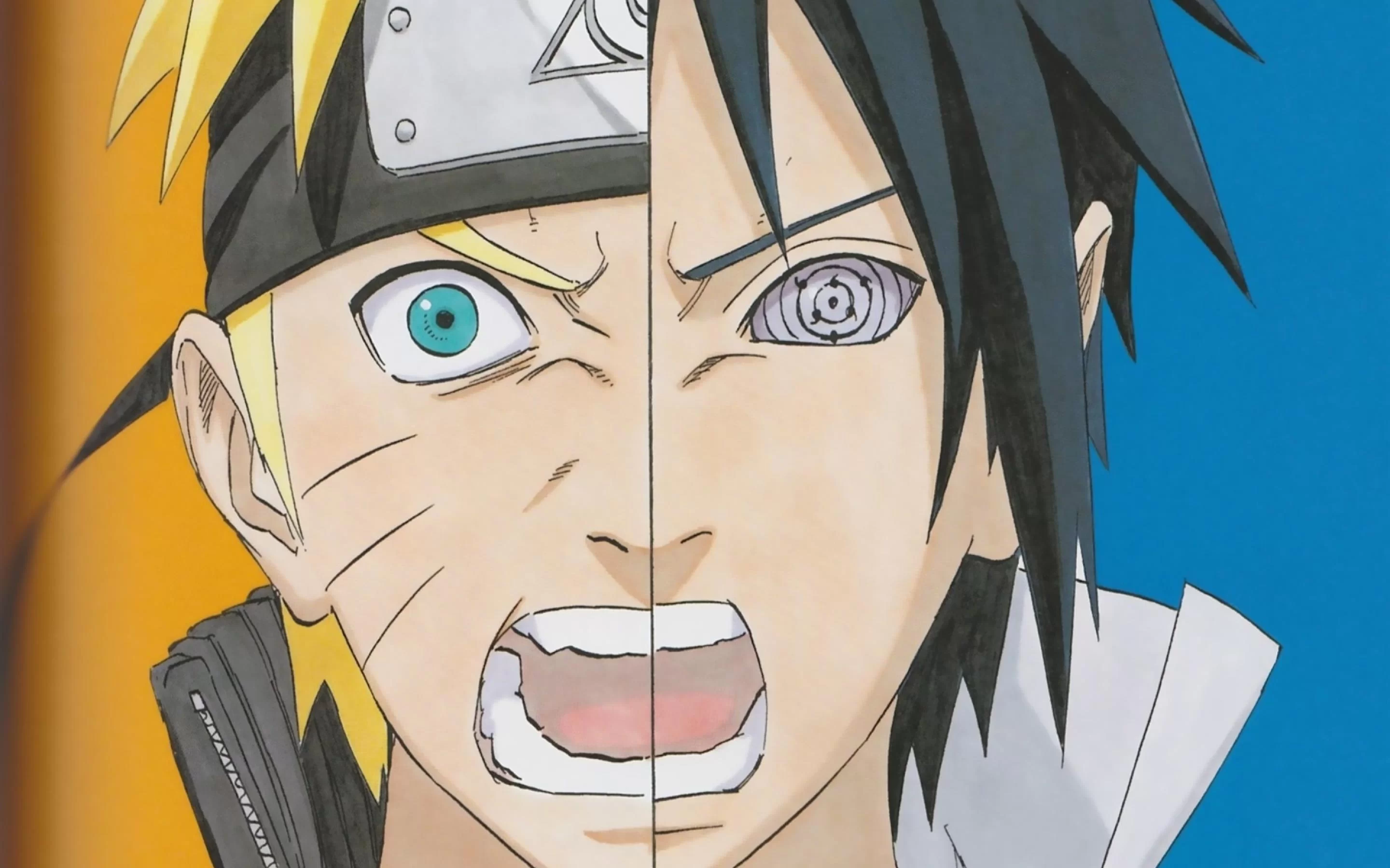 Free Download Half Naruto Half Sasuke Wallpaper Page 273402 (2880 x 1800)