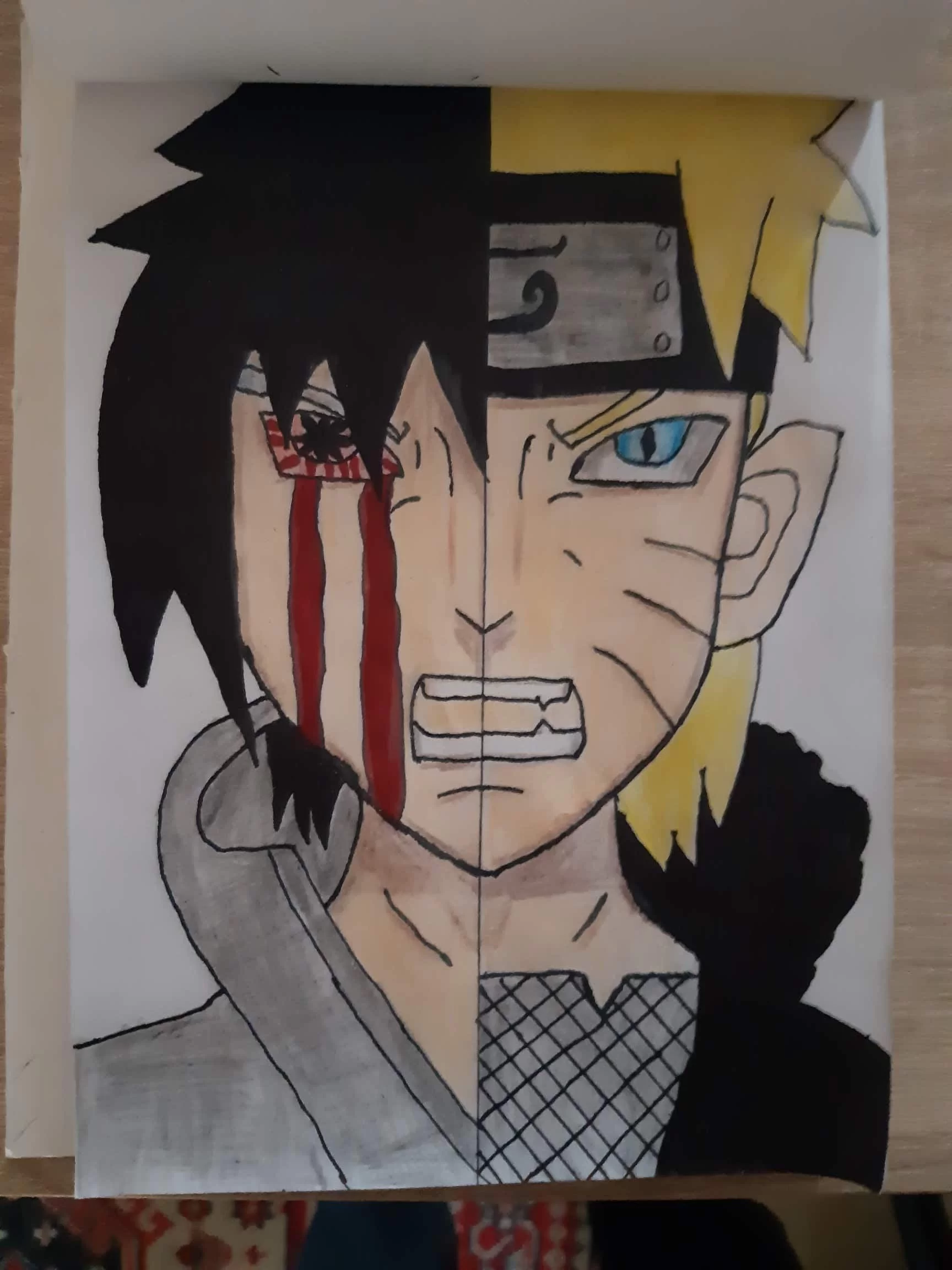 Free Download Half Naruto Half Sasuke Wallpaper Page 273442 (1728 x 2304)