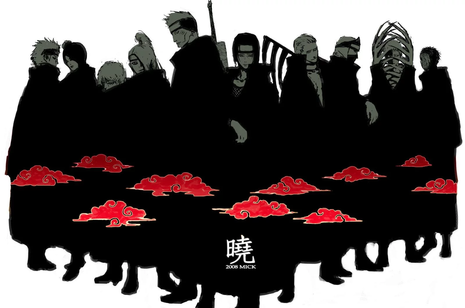 Free Download Naruto Akatsuki Members Wallpaper Page 27528 (1600 x 1062)