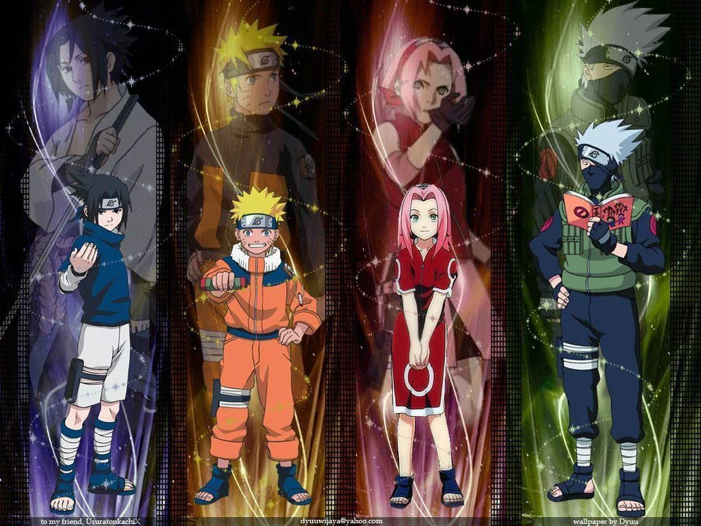 Free Download Naruto Team 7 Vertical Wallpaper Page 28409 (1024 x 768)