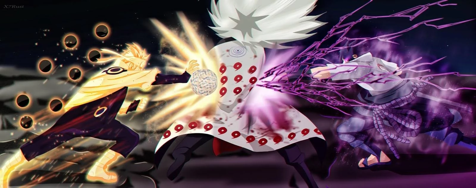 Free Download Naruto And Sasuke Sage Of Six Paths Wallpaper Hd Page 289713 (1600 x 634)
