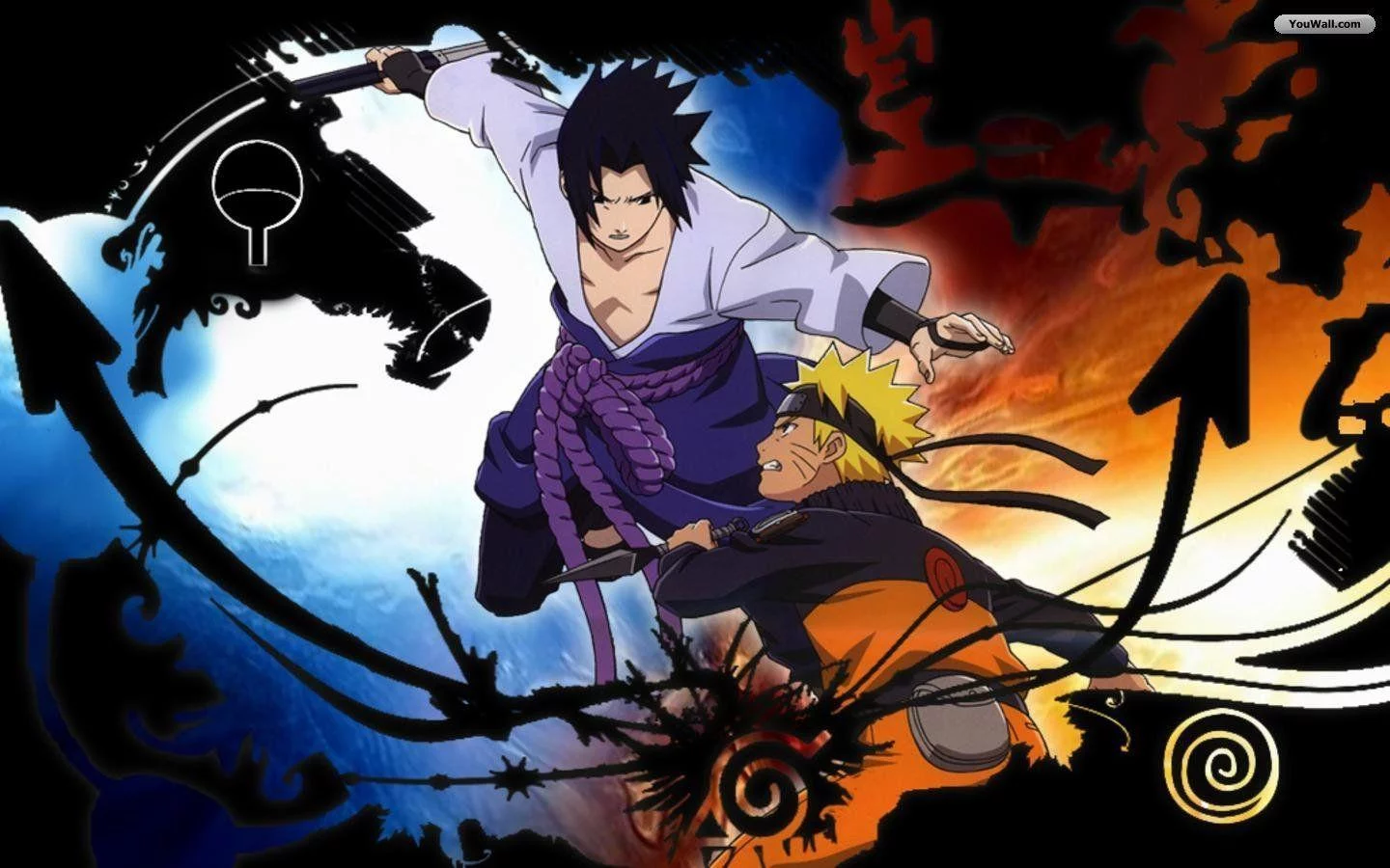 Free Download Naruto And Sasuke Wallpaper Cave Page 289937 (1440 x 900)