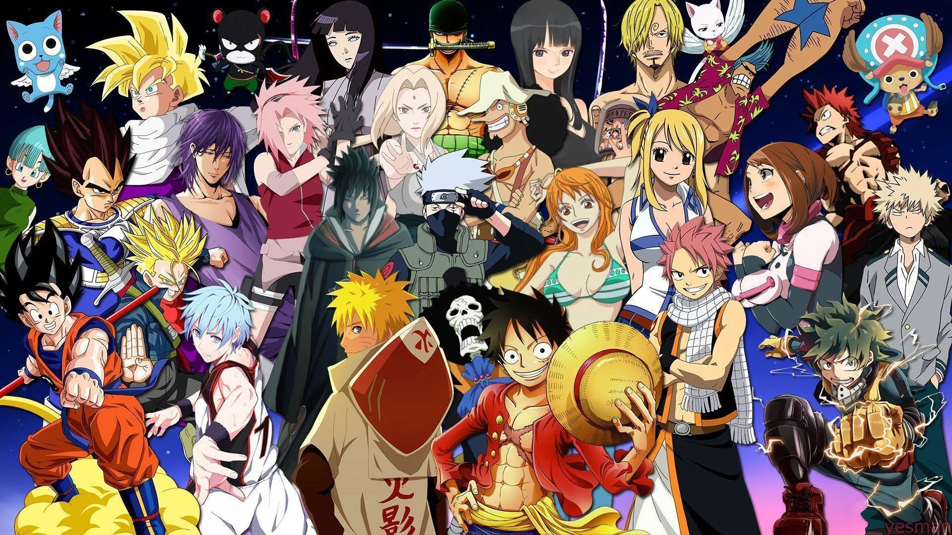 Free Download Naruto And My Hero Academia Wallpaper Page 29721 (1920 x 1080)
