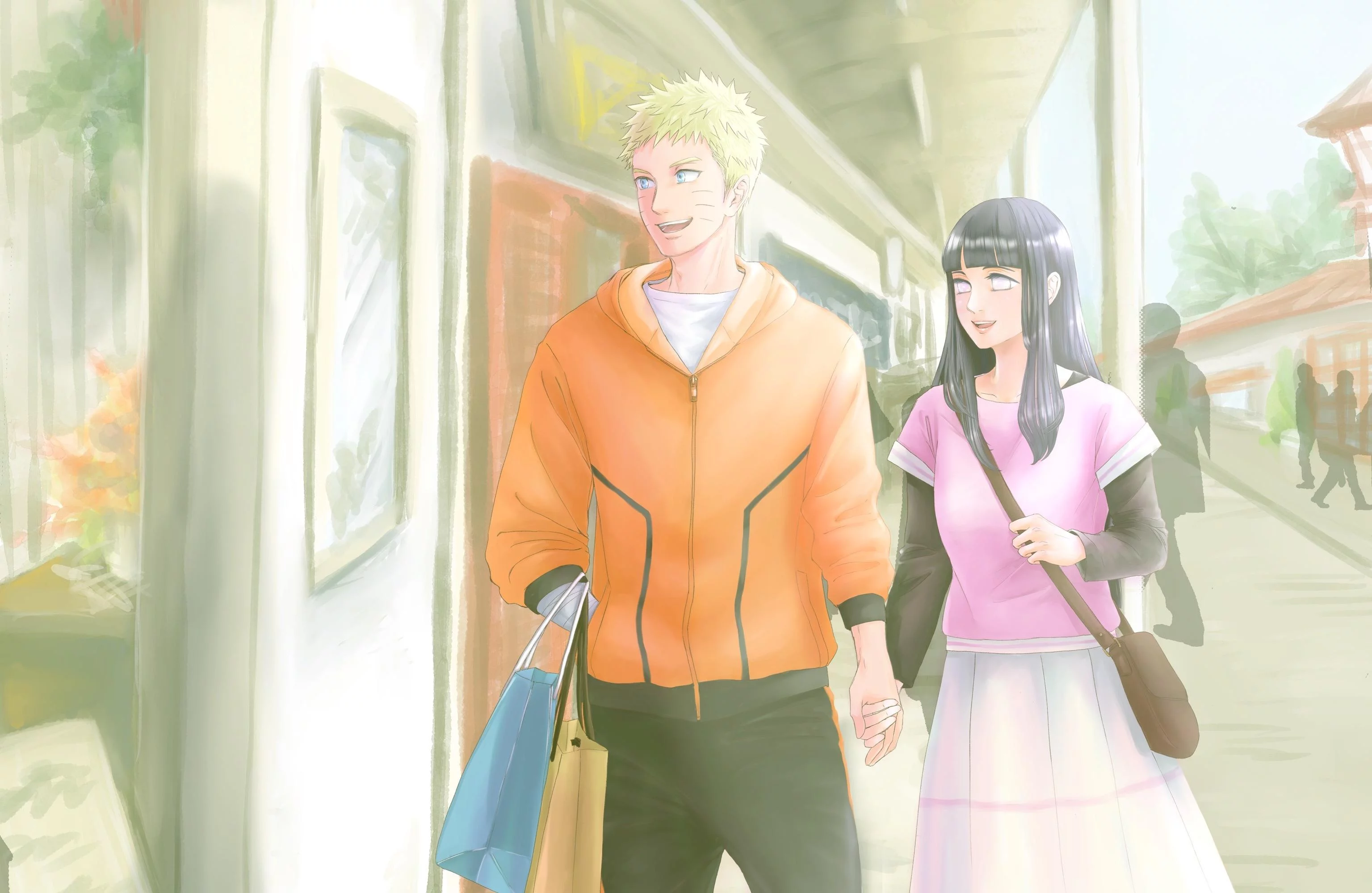 Free Download Hinata Hyuga And Naruto Uzumaki Wallpaper Page 300814 (3071 x 2000)