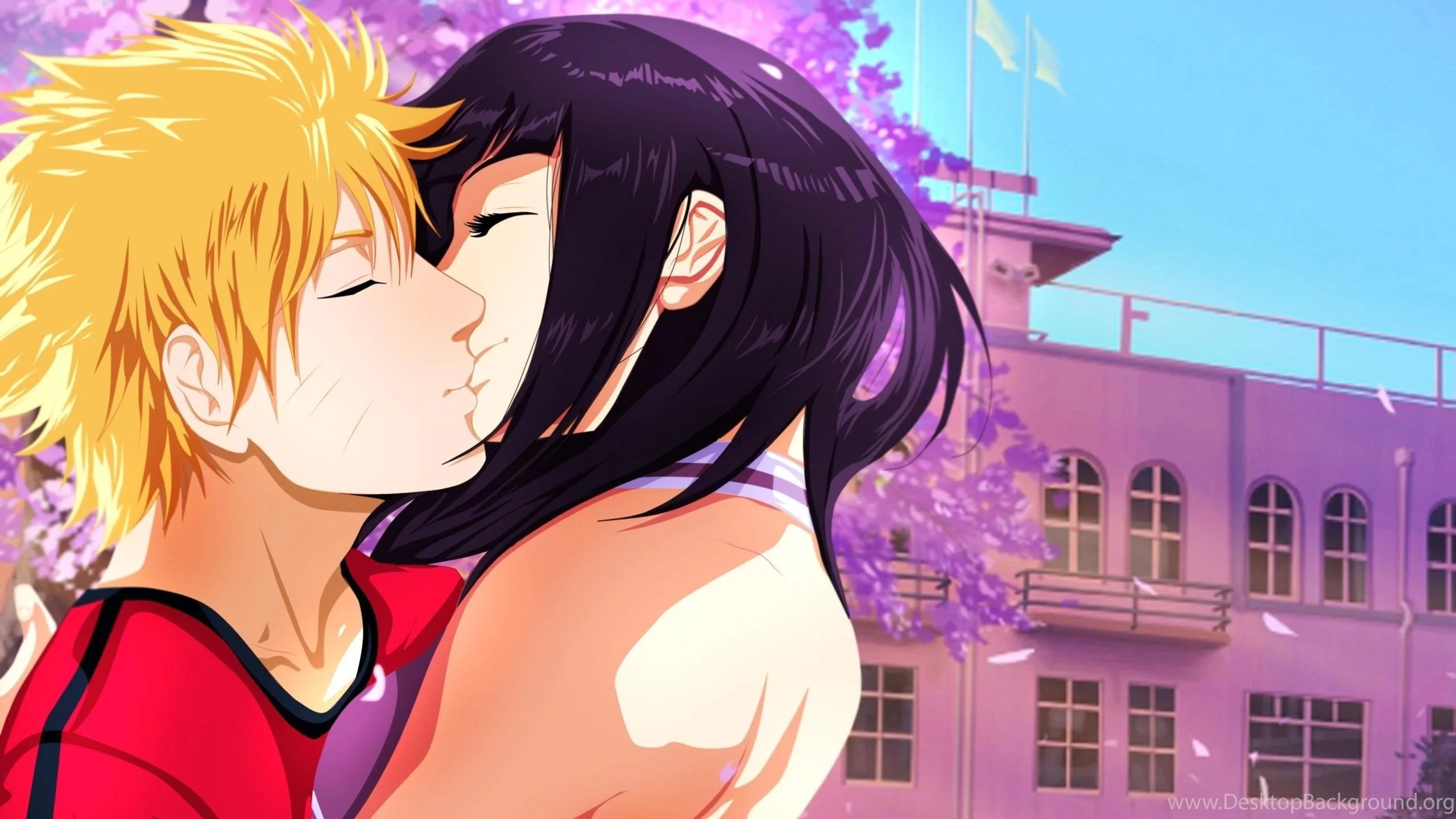 Free Download Hinata Hyuga And Naruto Uzumaki Wallpaper Kiss Page 301474 (2560 x 1440)