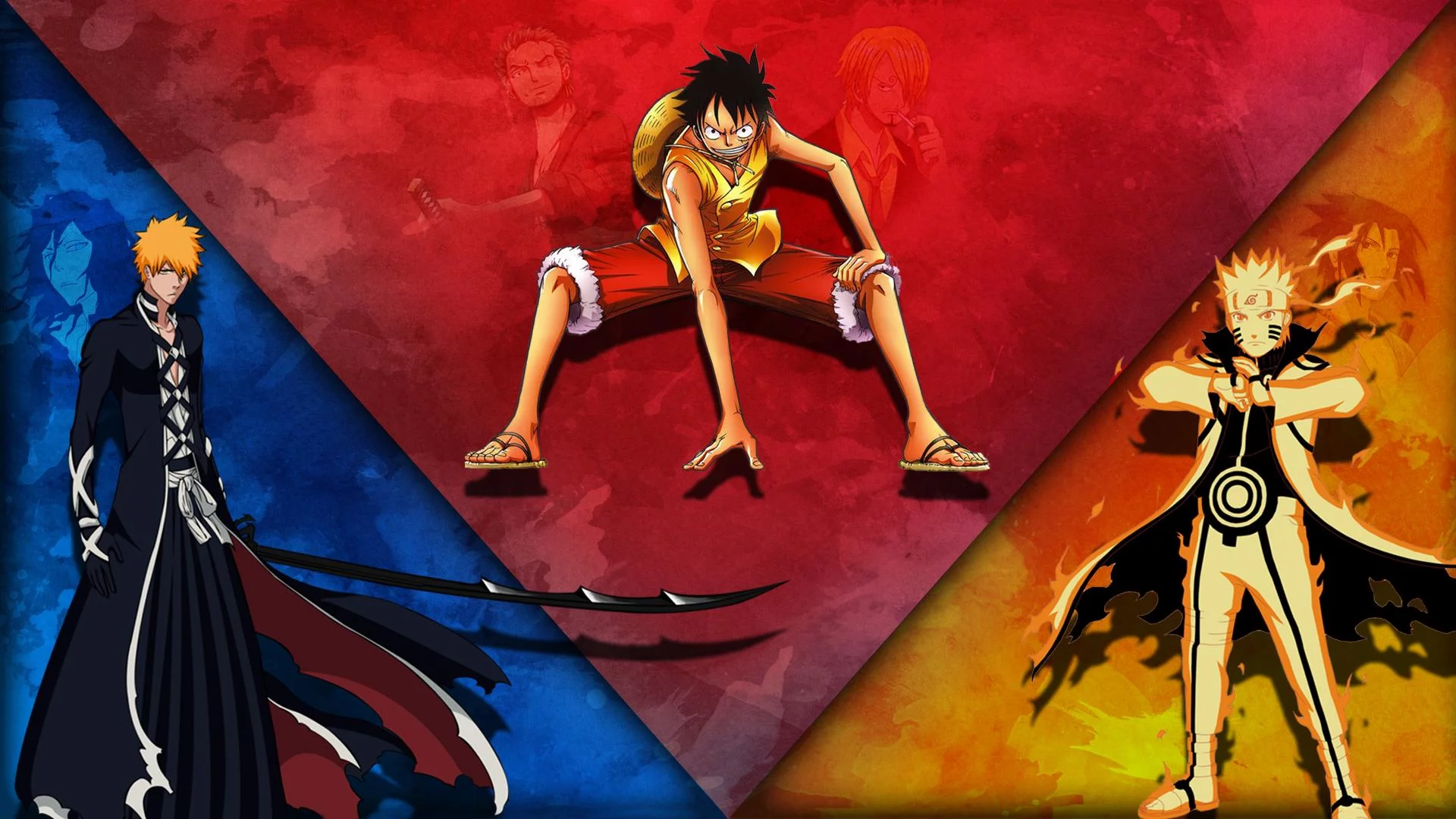 Free Download Luffy And Naruto Wallpaper Image Page 309404 (1920 x 1080)