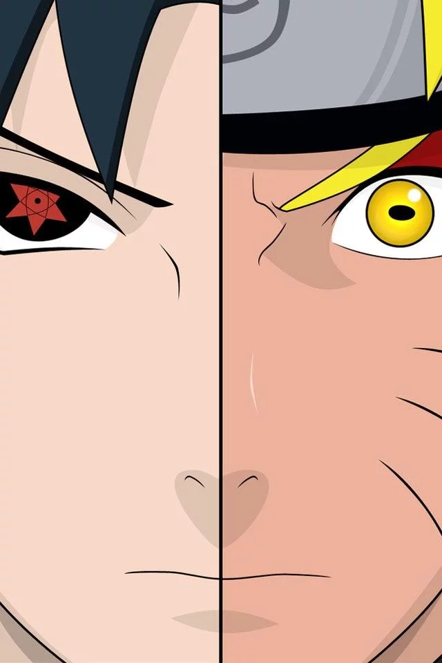 Free Download Half Naruto Half Sasuke Wallpaper Page 32507 (640 x 960)