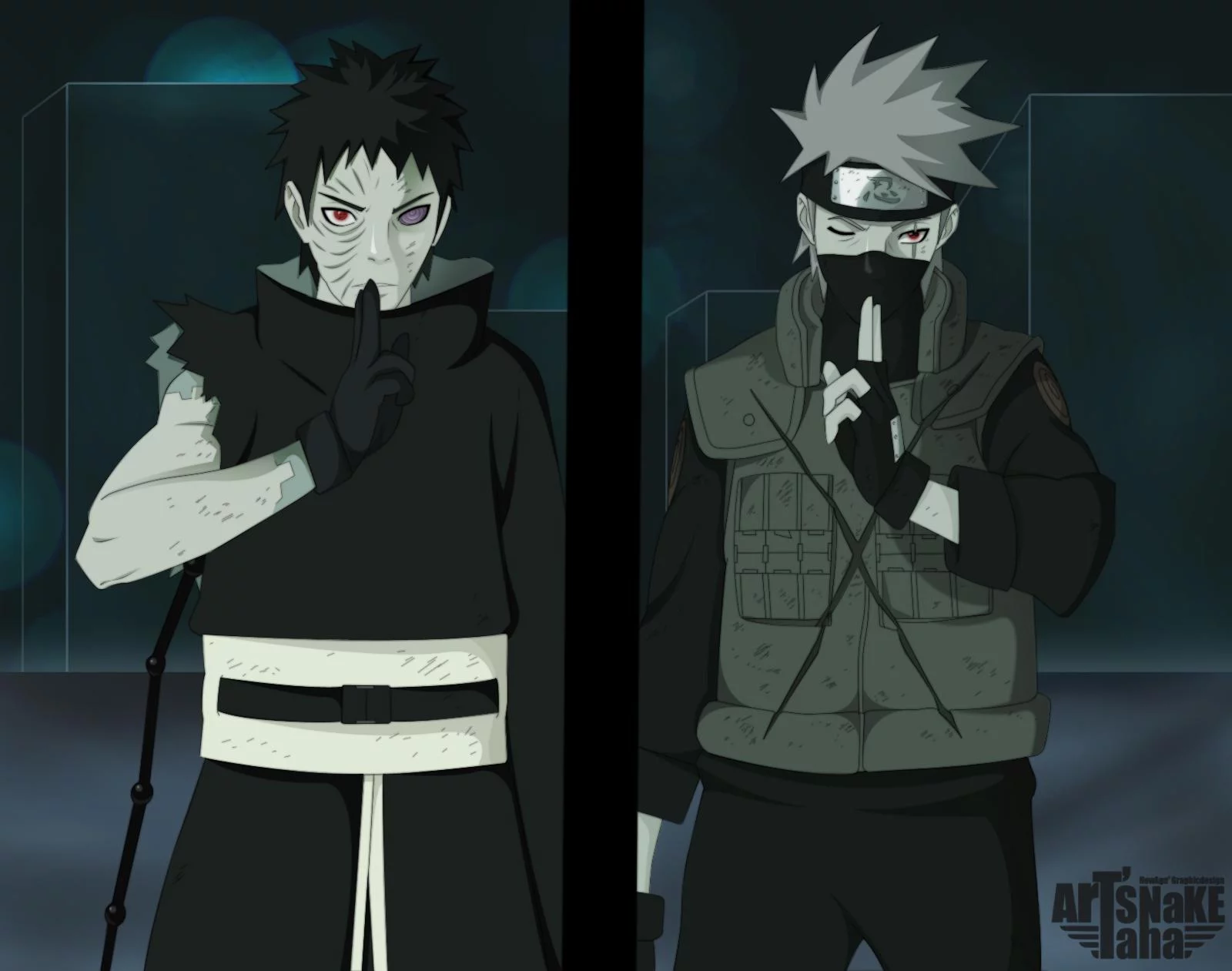 Free Download Kakashi And Obito Naruto Wallpaper Page 327286 (1600 x 1261)