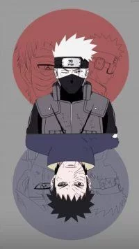 Free Download Kakashi And Obito Naruto Wallpaper Page 327327 (200 x 356)