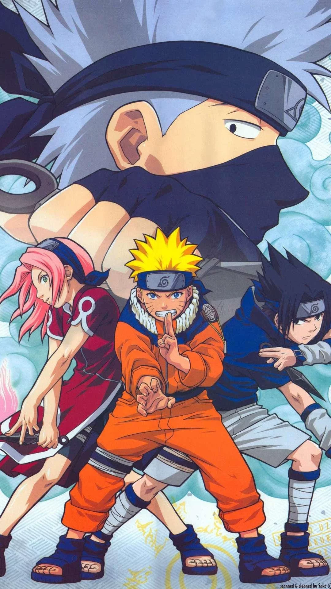 Free Download Naruto Sakura Sasuke Kakashi Wallpaper Page 327486 (1080 x 1920)