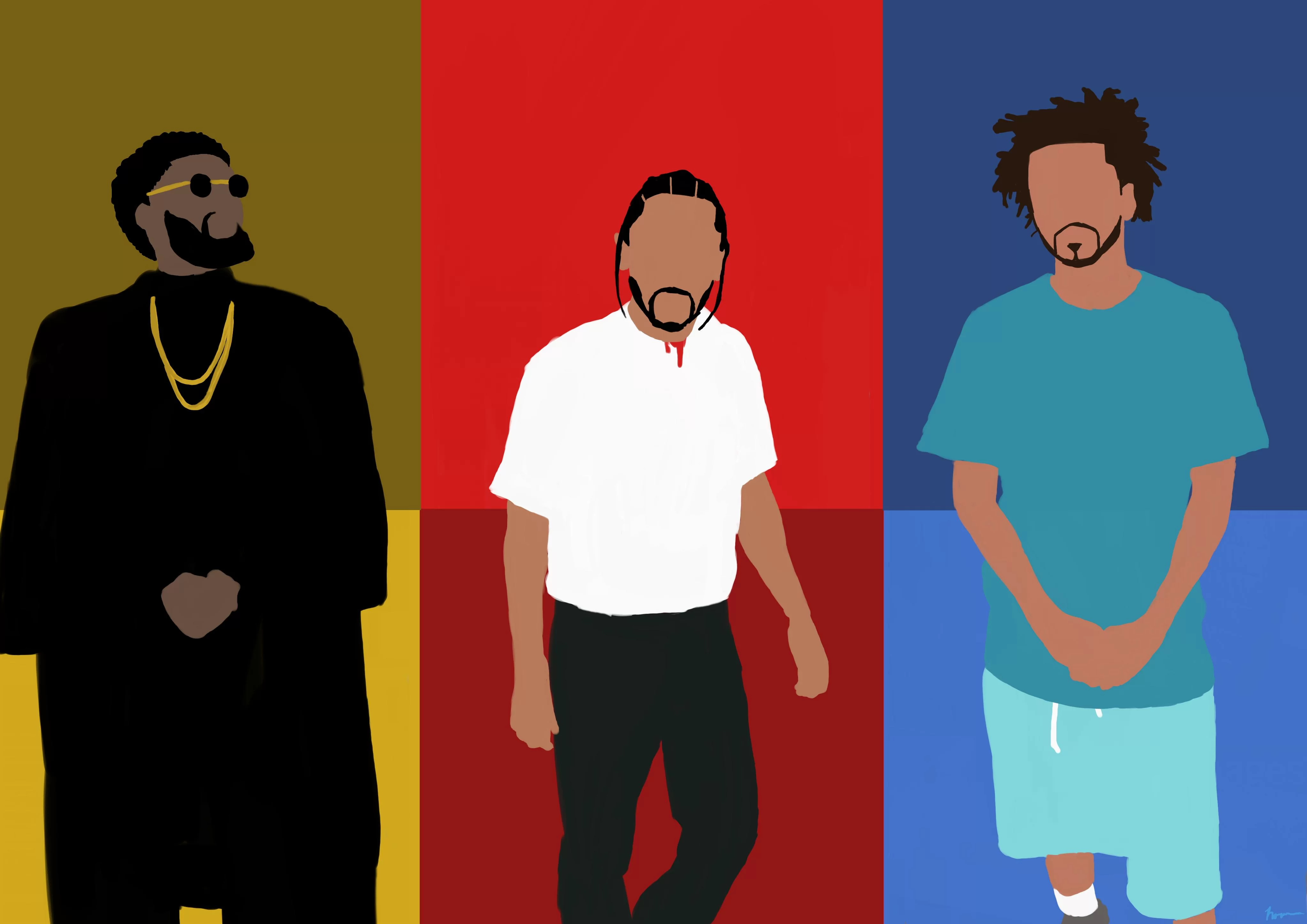 Free Download Kendrick Lamar And J Cole Naruto Wallpaper Page 327701 (4092 x 2893)