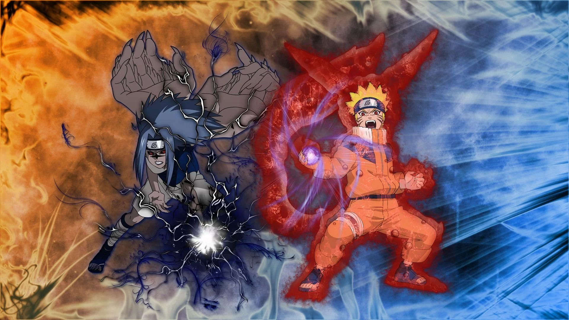 Free Download Kid Naruto And Sasuke Wallpaper Fight Desktop Hd Page 332904 (1920 x 1080)