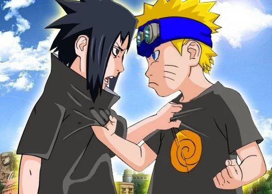 Free Download Kid Naruto And Sasuke Wallpaper Fight Desktop Hd Page 332944 (529 x 378)