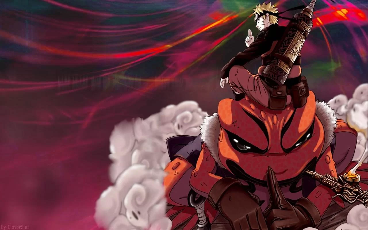 Free Download Naruto On King Toad Wallpaper Page 334467 (1280 x 800)