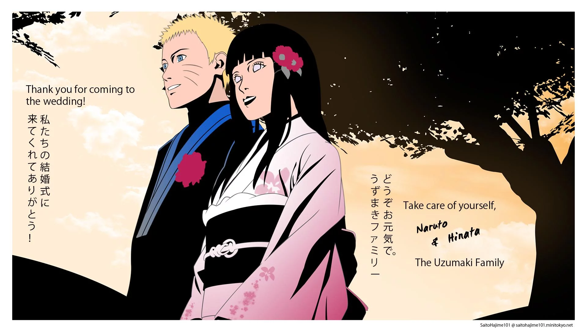 Free Download Naruto And Hinata Wedding Wallpaper Hd Page 33526 (1920 x 1080)