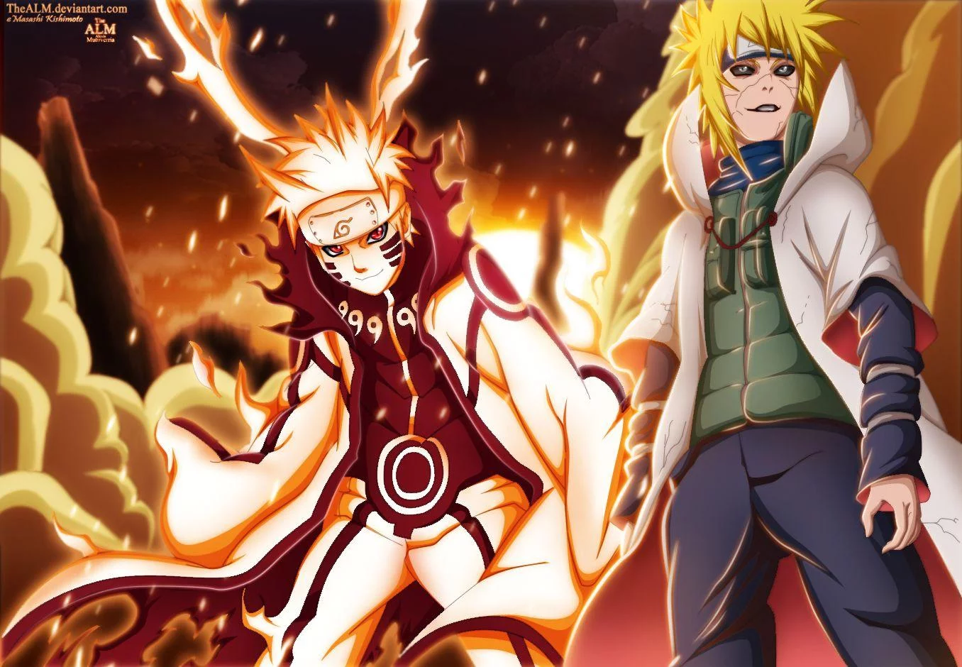 Free Download Naruto Dan Kyuubi Wallpaper Page 340245 (1356 x 940)