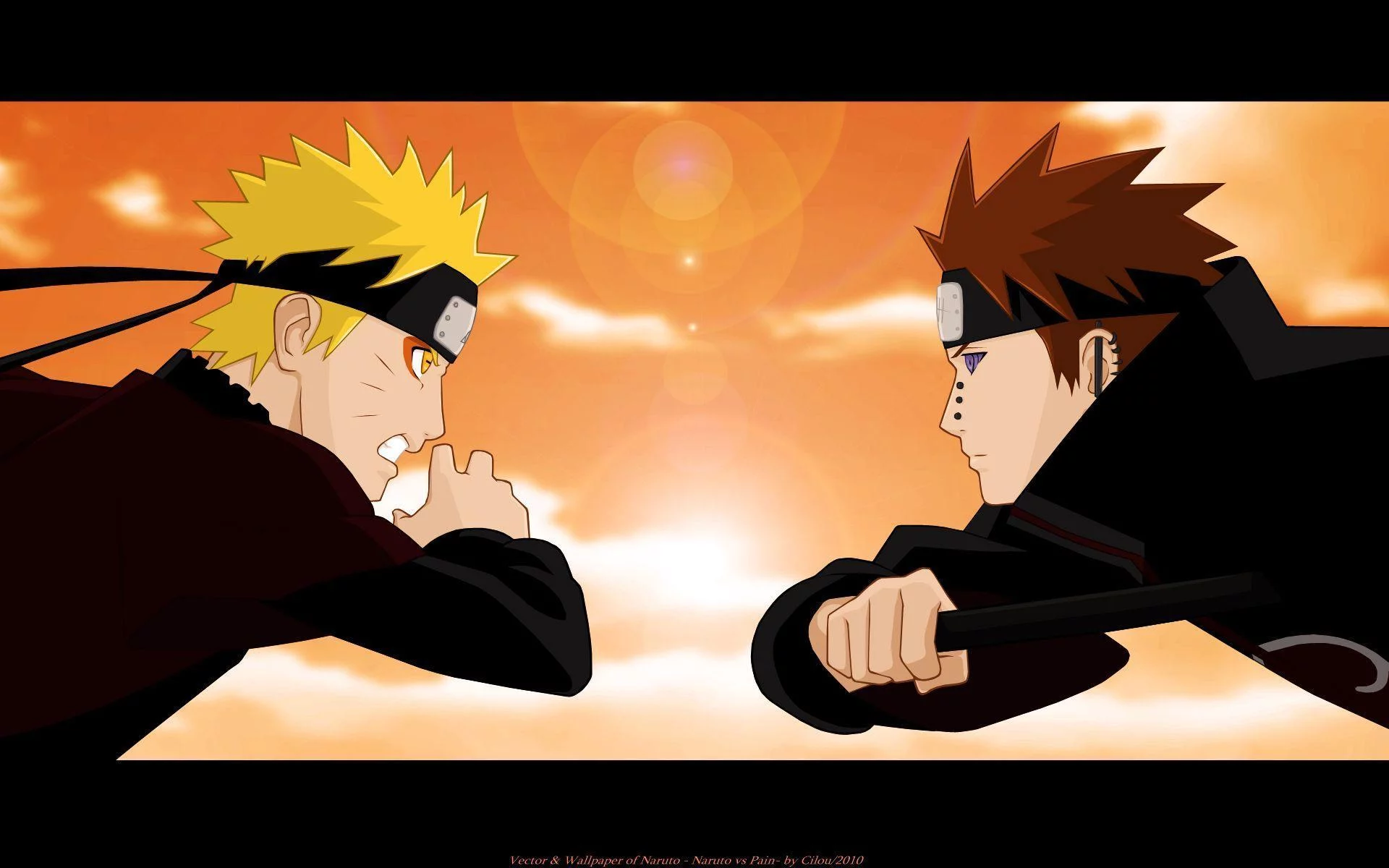 Free Download Kyuubi Naruto Vs Pain Wallpaper Page 340741 (1920 x 1200)