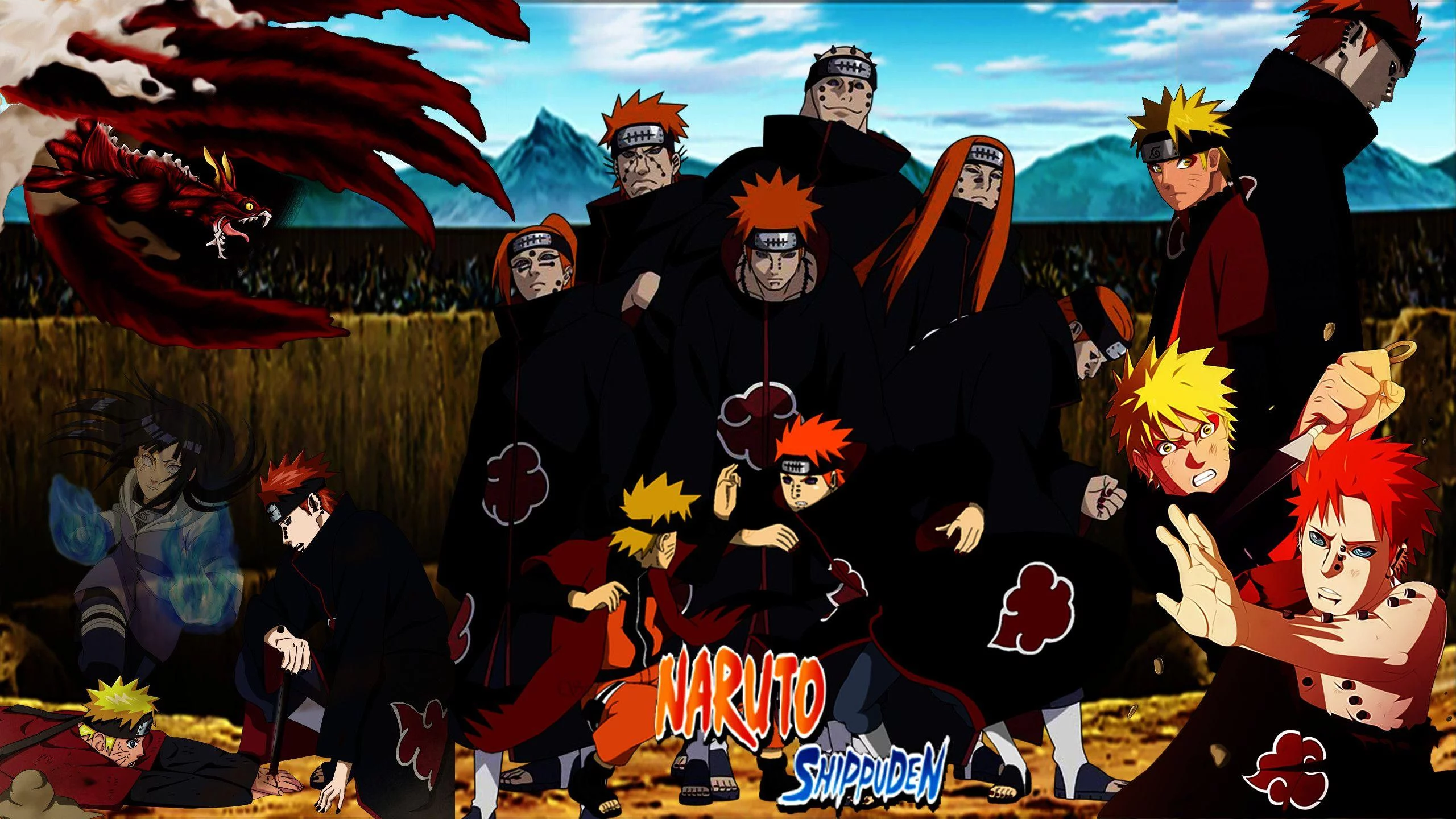 Free Download Kyuubi Naruto Vs Pain Wallpaper Page 340772 (2560 x 1440)