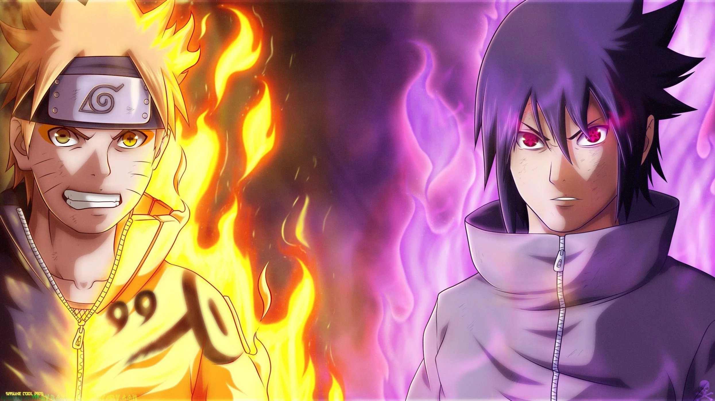 Free Download Naruto And Sasuke Ps4 Wallpaper Page 349980 (2490 x 1396)