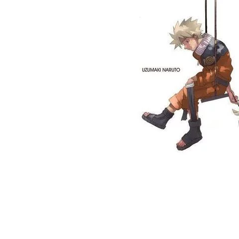 Free Download Naruto On A Swing Alone Wallpaper Page 353605 (480 x 480)