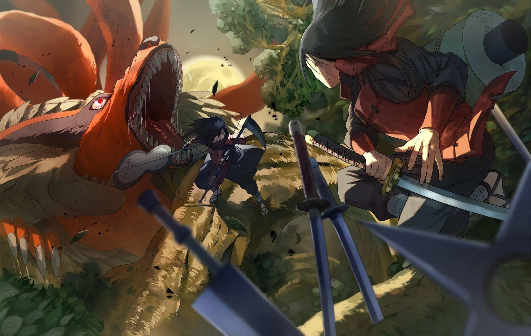 Free Download Naruto Kyuubi Wallpaper Hd Page 35447 (2048 x 1296)