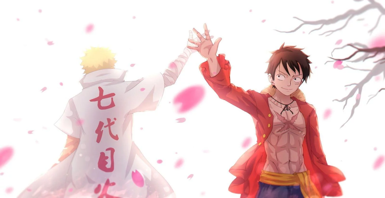 Free Download Luffy And Naruto Wallpaper Image Page 354967 (1600 x 822)