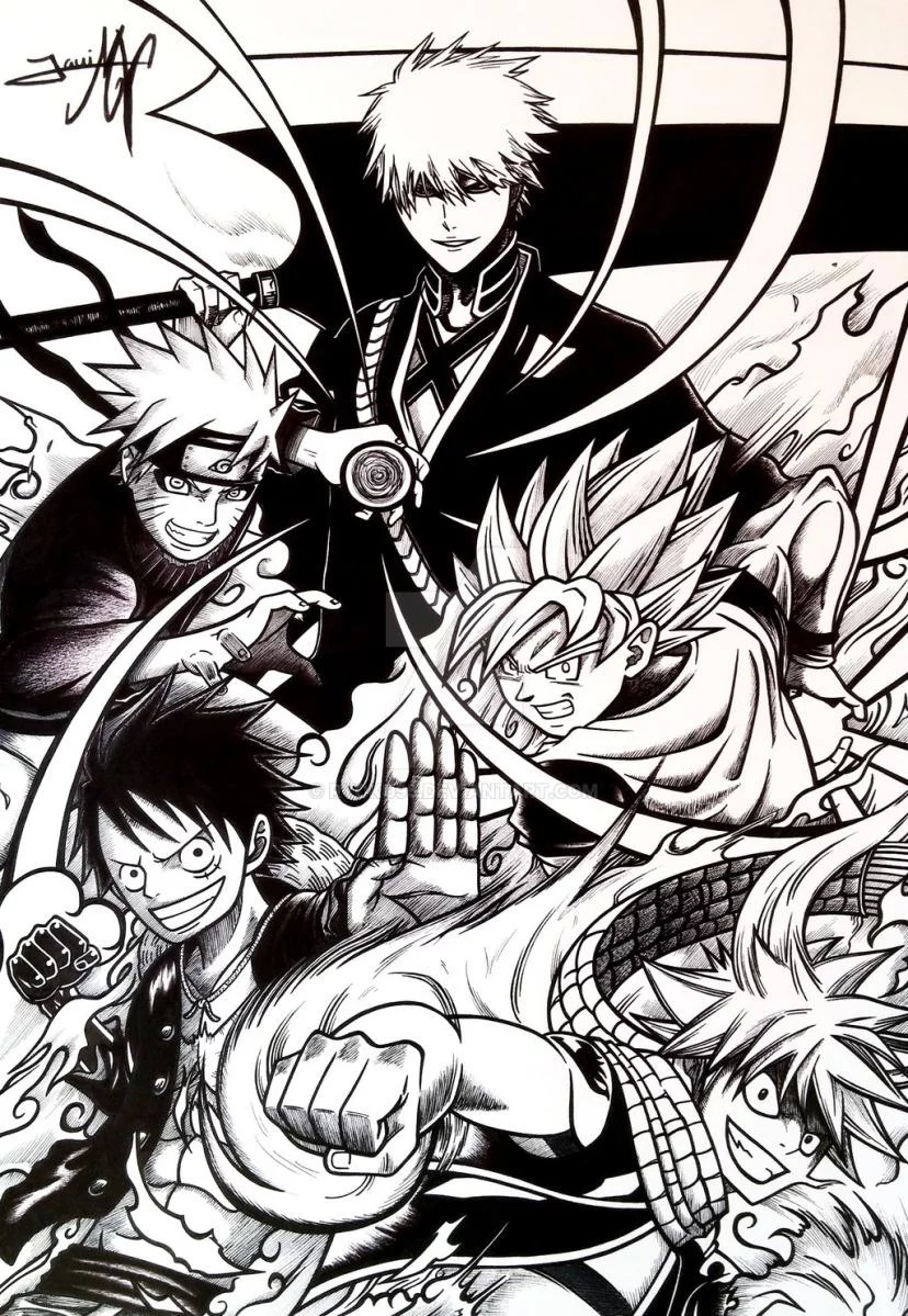 Free Download Luffy Naruto Ichigo Wallpaper Page 355082 (828 x 1199)