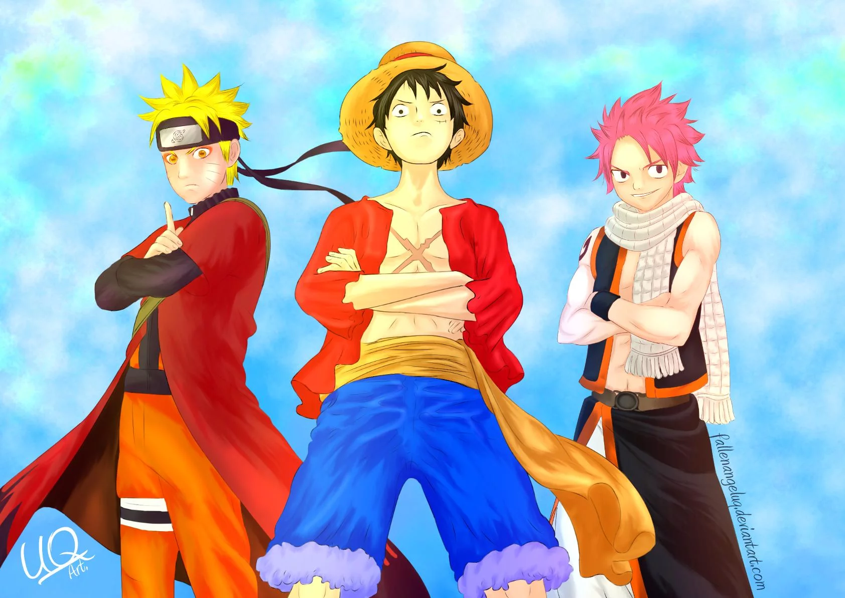 Free Download Naruto And Fairy Tail Wallpaper Page 355111 (1684 x 1191)